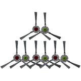 INORCO 8Pcs stranske krtače nadomestnih delov za Deebot Ozmo U2 Dgn22 U2 Pro robotski sesalnik, (21843438) Cene