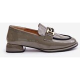 ARTIKER Lacquered Women's Loafers On A Block With Decoration | shoptok.hr