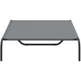 vidaXL Povišeni krevet za pse sivi 130x80x20 cm Oxford tkanina i čelik | shoptok.hr
