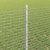  Zavarena žičana ograda s postom 10 x 0,8 m Srebrna Mreža | Shoptok.si