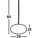 XXXL viseča svetilka fretwork 39/80 cm E27 | Shoptok.si