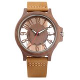 Smania moška retro ura Woodster - Svetlo rjava | Shoptok.si