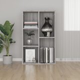 vidaXL Knjižna omara/komoda siva sonoma 50x25x80 cm inženirski les Cene