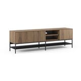 Marckeric TV komoda u dekoru hrasta u prirodnoj boji 180x55x35 cm Amira – | shoptok.hr