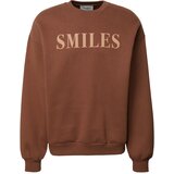 Smiles Majica bež / rjava | Shoptok.si
