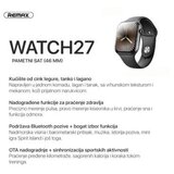  Smart watch REMAX Watch27 42mm crni | Eponuda.com