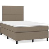  The Living Store Box spring postelja z vzmetnico taupe 120x190 cm blago - Box Spring Postelja, (21446505) | Shoptok.si