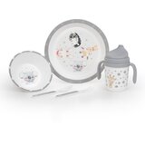 Interbaby set za jelo 5/1 Akvarel Sivo | shoptok.hr