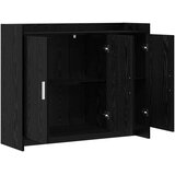  Kreveta Crni hrast 98,5 x 33 x 80 cm Konstruirano drvo | shoptok.hr