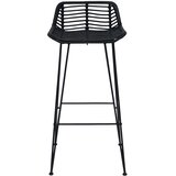  Barski stol 2 pcs Crna 44 x 46 x 91 cm Ratan i Čelik | shoptok.hr