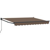  Povlačivi tende Sivosmeđa 3,5 x 2 m 100% Poliester i Aluminij | shoptok.hr