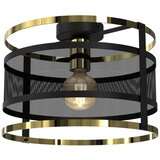  Plafonski luster RIM 1xE27/60W/230V crna/zlatna | Eponuda.com