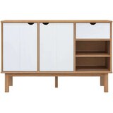  Komoda OTTA smeđe-bijela 114 x 43 x 73 5 cm od masivne borovine | shoptok.hr