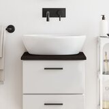 vidaXL Kupaonska radna ploča tamnosmeđa 40x30x2 cm tretirano drvo | shoptok.hr