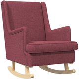  Ljuljačka Vinska crvena 62 x 80 x 85 cm tkanina | Eponuda.com