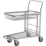 Kongamek Nakupovalni voziček, pocinkan, DxŠxV 870 x 530 x 1010 mm, nosilnost 300 kg | Shoptok.si
