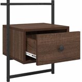  Noćni ormarić zidni boja hrasta 35x30x51 cm konstruirano drvo | shoptok.hr