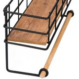 Hanah home gwen oakblack wall shelf | ePonuda.com