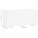 Ormarić za umivaonik bijeli 100x38,5x45 cm konstruirano drvo | shoptok.hr