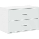 vidaXL Ormarić s 2 ladice bijeli 60x31x40 cm izrađeno drvo | shoptok.hr