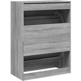 Ormarić za cipele s 2 preklopne ladice boja hrasta 80x42x108 cm | shoptok.hr