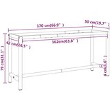  Okvir za radni stol mat crni i mat crveni 170x50x79 cm metalni | Eponuda.ba