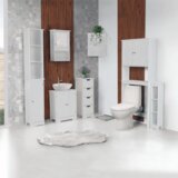 Kondela Ozki regal, bela, ATENE TIP 6 | Shoptok.si