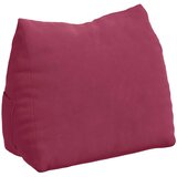 vidaXL Poglavni vzglavnik Vinorodna rdeča 45 x 20 x 35 cm | Shoptok.si