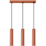 Sollux Lighting Sollux SL.1491 - Luster na sajli LAGOS 3xGU10/10W/230V crvena | Eponuda.com