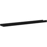  Zidne police 4 kom crne 80 x 9 x 3 cm | shoptok.hr