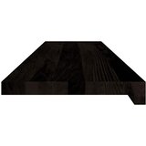  Gazišta stepenice 12 kom tamnosmeđi 100x25x2 cm masivna hrast | shoptok.hr
