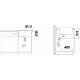 Blanco sudoper PLEON 5 InFino SILGRANIT ANTRACIT, s dalj. upr. | shoptok.hr