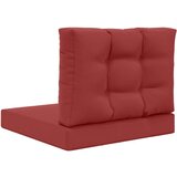  Zunanja blazina za kavč 2 pcs vinsko rdeča Poliester, (5000202292) | Shoptok.si