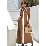 Beloved Kym obleka camel | Shoptok.si