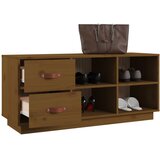 Klupa za cipele boja meda 100 x 34 x 45 cm od masivne borovine | Eponuda.com