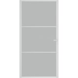  Unutarnja vrata 102,5x201,5 cm Bijela od mat stakla i aluminija | shoptok.hr