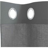 Voile zavjese s ušicama 2 kom tamnosive 140x260 cm | shoptok.hr