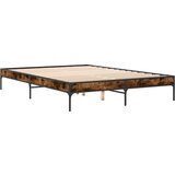  Okvir za krevet boja hrasta 150x200cm konstruirano drvo i metal | Eponuda.com