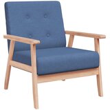  Fotelja od tkanine plava | Eponuda.com