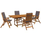  Vanjski set za blagovanje s suncobranom 6 kom. Antracit | shoptok.hr