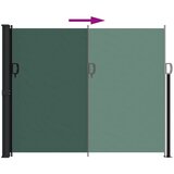  Bočna tenda na uvlačenje tamnozelena 160 x 300 cm | shoptok.hr