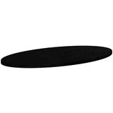 vidaXL Mizna plošča temno rjava 80x40x2 cm trdna hrastovina ovalna | Shoptok.si