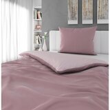 Novel obojestranska posteljnina uni satin 140/200 cm saten sivovijolična | Shoptok.si