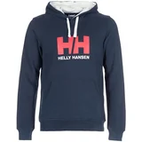 Helly Hansen Puloverji HH LOGO HOODIE Modra