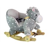Lean Toys Gugalni konjiček 2 v 1 Ride On Blue s pikami | Shoptok.si