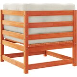  6-dijelni set vrtnih sofa s jastucima voštano smeđi od borovine | shoptok.hr