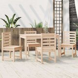 vidaXL 5-dijelni vrtni blagovaonski set od masivne borovine | shoptok.hr