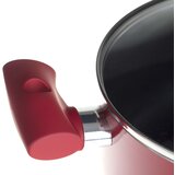 Five INDUKCIJSKI LONAC S POKLOPCEM 24CM CRVENI | shoptok.hr