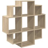 vidaXL Stenska polica Sonoma hrast 90 x 25 x 90 cm Inženirski les, (5000307332) | Shoptok.si
