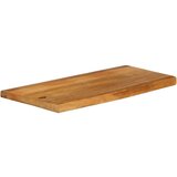 Stolna Mizna plošča z naravnim robom 70x40x3,8 cm trden mangov les, (21410726) | Shoptok.si